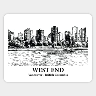 West End Vancouver - British Columbia Magnet